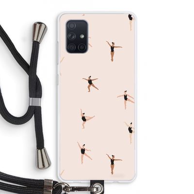 Dancing #1: Samsung Galaxy A71 Transparant Hoesje met koord