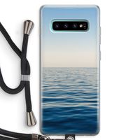 Water horizon: Samsung Galaxy S10 Plus Transparant Hoesje met koord
