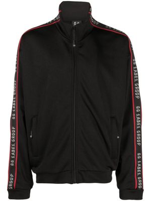 44 LABEL GROUP veste bomber à bande logo - Noir