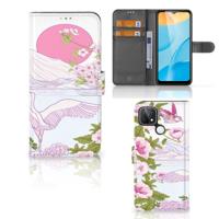 OPPO A15 | Telefoonhoesje | Met pasjeshouder | Bird Standing