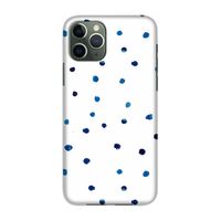 Blauwe stippen: Volledig geprint iPhone 11 Pro Hoesje