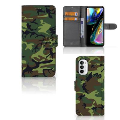 Motorola Moto G52 | Moto G82 | Telefoon Hoesje | Army Dark