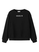 Name it winter sweater meisjes - zwart - relaxed fit - NkfNevea