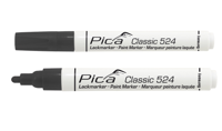 Pica 524/46 lakmarker | 2-4mm | ronde tip | zwart | 10 stuks - pi52446