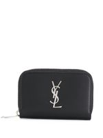 Saint Laurent porte-monnaie YSL - Noir