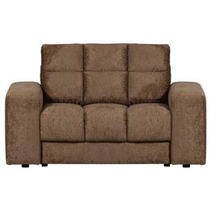 WOOOD Second Date Loveseat - Structure Velvet - Brass