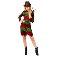 Halloween Kostuum Freddy Krueger Dames Officieel - thumbnail