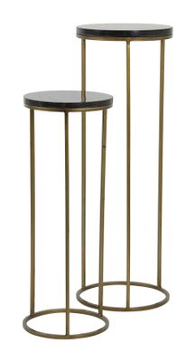 Light & Living Zuil 'Sobrina' Set van 2 stuks, kleur Antiek Brons
