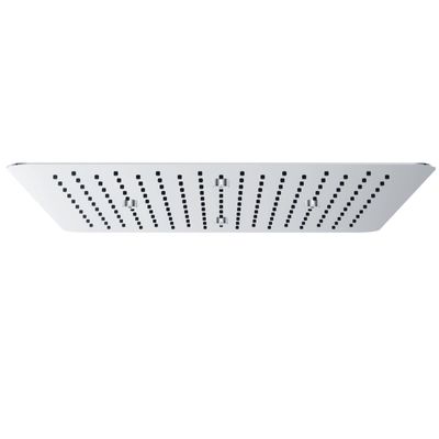 Wiesbaden UFO inbouw-hoofddouche plafond vierkant 50x50x2 cm chroom