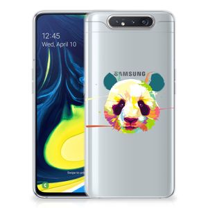 Samsung Galaxy A80 Telefoonhoesje met Naam Panda Color