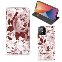 Bookcase iPhone 12 Pro Max Watercolor Flowers - thumbnail