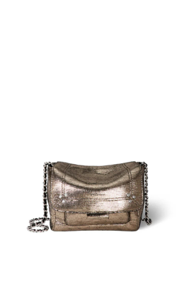 Jerome Dreyfuss crossbody Lulu S 45LULUSCH lame champagne