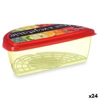 Lunchbox Leknes TP581-3 TP581-3 Multicolour Plastic 1,2 L Groenten en fruit (24 Stuks)