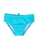 DSQUARED2 KIDS slip de bain à logo imprimé - Bleu