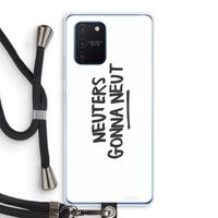 Neuters: Samsung Galaxy Note 10 Lite Transparant Hoesje met koord