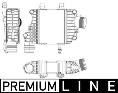 Intercooler, inlaatluchtkoeler CI410000P