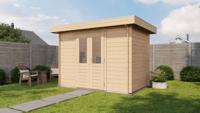 Lugarde Select Blokhut Nijmegen 300x200cm - Onbehandeld- Plat dak- - Lugarde Select