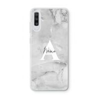 Ivory Marble: Samsung Galaxy A70 Transparant Hoesje