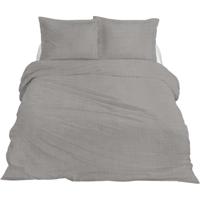 Ten Cate Premium Linnen Eenpersoons Dekbedovertrek 140x200/220 cm Cloudy Grey