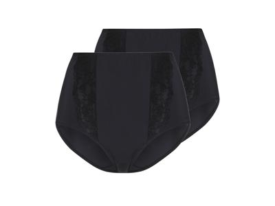 esmara 2 dames onderbroeken (Zwart, XL (48/50))