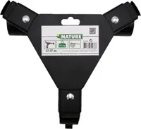 Nature planttrolley metaal verstelbaar 27-37cm zwart