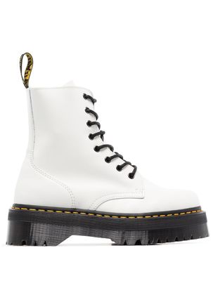 Dr. Martens bottines Jadon à plateforme - Blanc