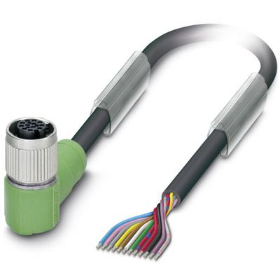 Phoenix Contact 1554937 Sensor/actuator aansluitkabel M12 Aantal polen (sensoren): 12 Bus 10.00 m 1 stuk(s)