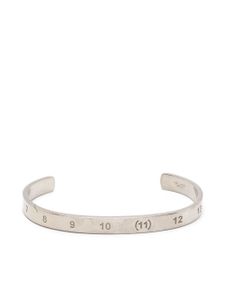 Maison Margiela bracelet torque Numerical - Argent