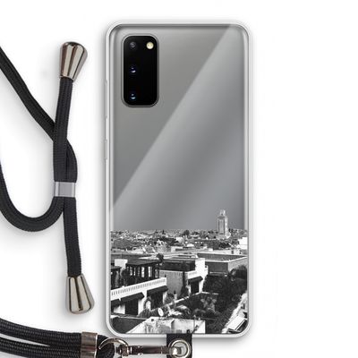 Marrakech Skyline : Samsung Galaxy S20 Transparant Hoesje met koord