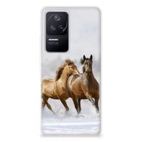 Xiaomi Poco F4 TPU Hoesje Paarden