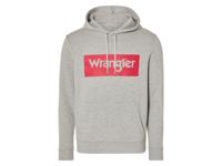 Wrangler Heren hoodie (Lichtgrijs gemêleerd, XL)