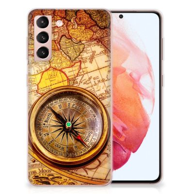 Samsung Galaxy S21 Siliconen Back Cover Kompas Samsung Galaxy S21 Siliconen Back Cover Kompas