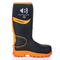 BuckBootz Werklaars BBZ8000 S5 Zwart/Oranje | Zwart/Oranje | Maat 43 - 00.0176.098.43