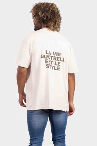Quotrell La Vie T-Shirt Heren Beige/Bruin - Maat S - Kleur: BeigeBruin | Soccerfanshop