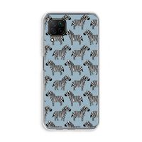 Zebra: Huawei P40 Lite Transparant Hoesje