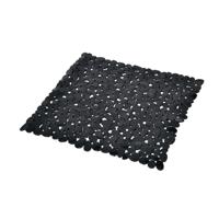 Wicotex antislip douchemat zwart 52x52cm