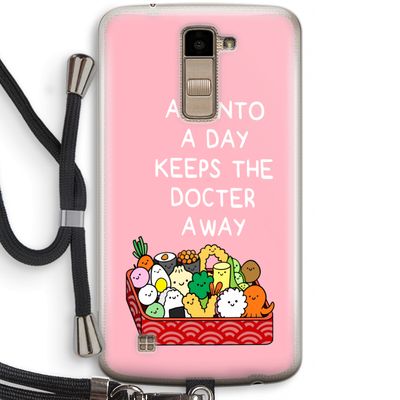 Bento a day: LG K10 (2016) Transparant Hoesje met koord
