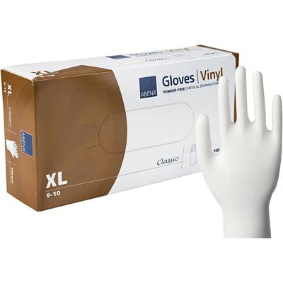 Wegwerphandschoenen, afm XL, 100 stuk/ 1 doos