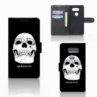Telefoonhoesje met Naam LG V30 Skull Eyes - thumbnail