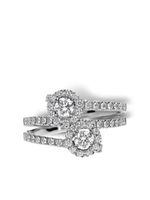 LEO PIZZO bague Crops en or blanc 18ct ornée de diamants - Argent