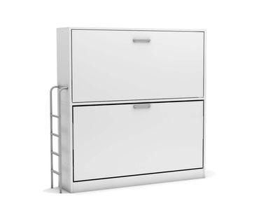 Opklap stapelbed Smart Bunk met bank
