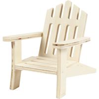 Creativ Company Tuinstoel, h: 9 cm, d: 9 cm, b: 7,5 cm, 1 stuk