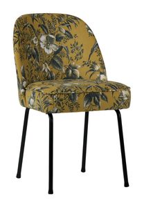 BePureHome Eetkamerstoel 'Vogue Poppy' Velvet, kleur Mosterd