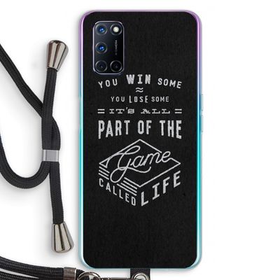 Life: Oppo A72 Transparant Hoesje met koord