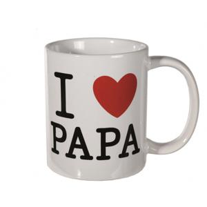 Vaderdag mok - I love papa - cadeau beker - vaderdag geschenk