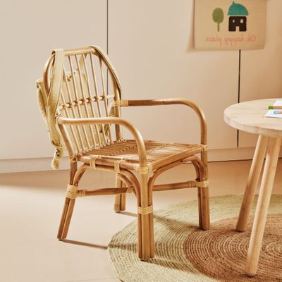 Kave Home Kinderstoel 'Marzieh' Rotan
