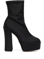 Stuart Weitzman bottes à plateforme 150 mm - Noir