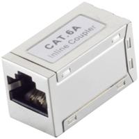 BKL Electronic RJ45-connector, CAT 6a, STP, slim, zilver 10121206 Aantal polen 8 Zilver 1 stuk(s)