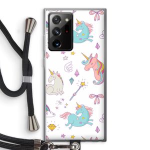 Fantasiewereld: Samsung Galaxy Note 20 Ultra / Note 20 Ultra 5G Transparant Hoesje met koord
