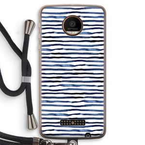 Verrassende lijnen: Motorola Moto Z Force Transparant Hoesje met koord